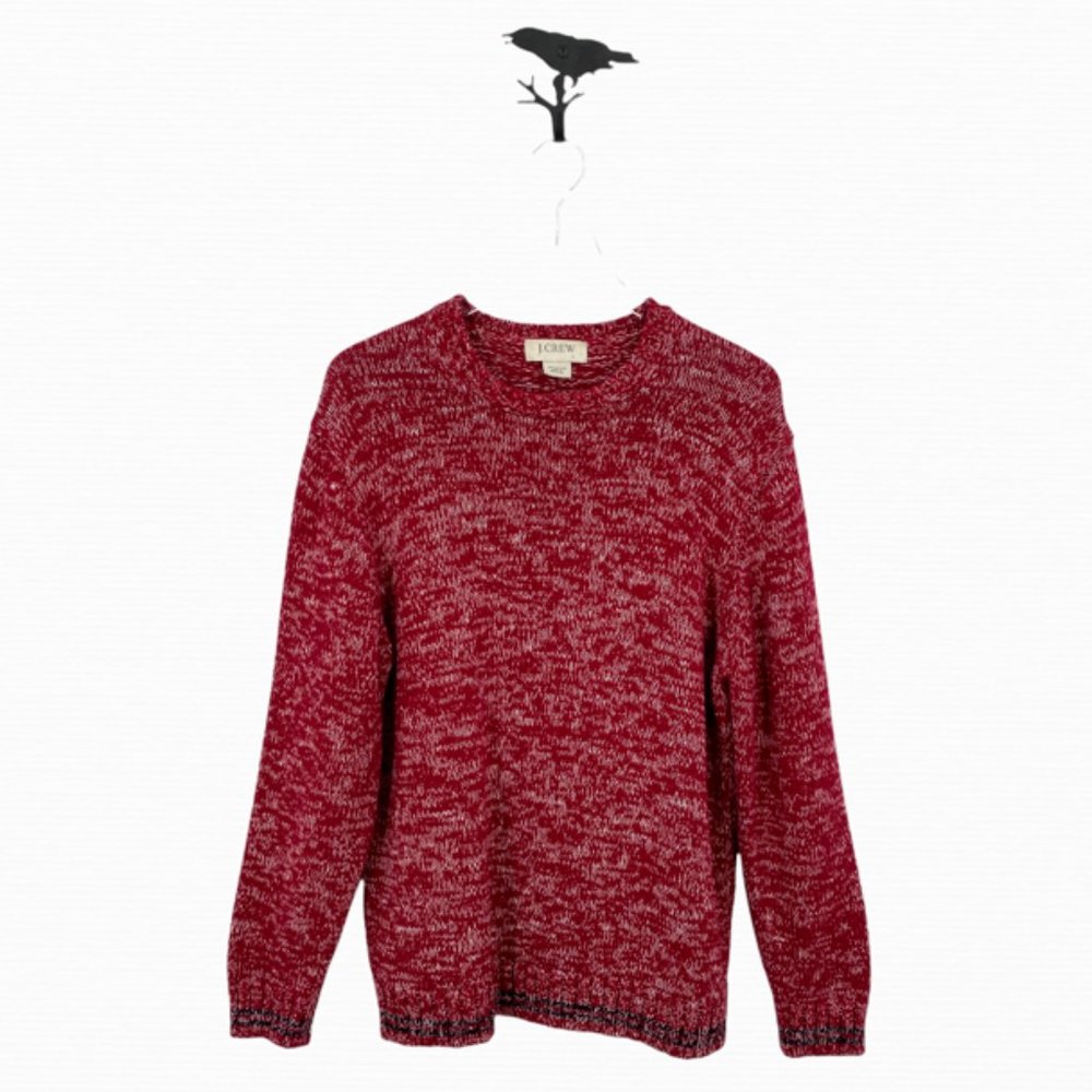 J. Crew Marled Crewneck Pullover Sweater Size L